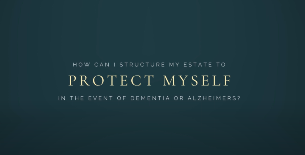 How can I structure my estate to protect myself in case of dementia- - Law Office of Andrew Fesler - YouTube 2024-11-13 14-03-08