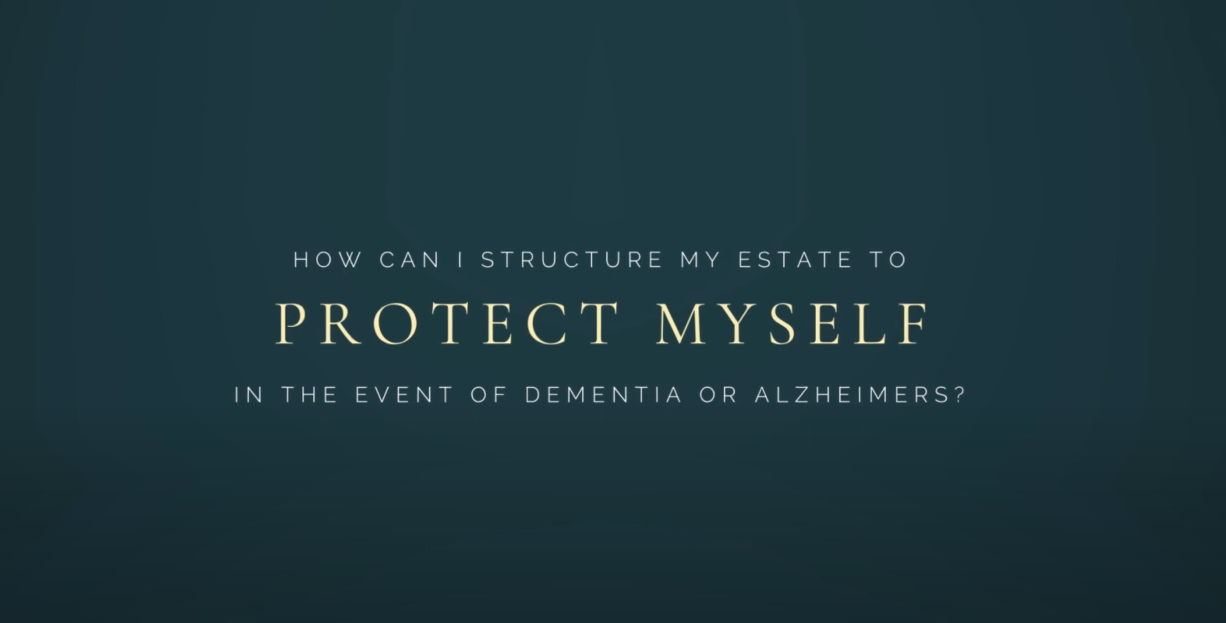 How can I structure my estate to protect myself in case of dementia- - Law Office of Andrew Fesler - YouTube 2024-11-13 14-03-08